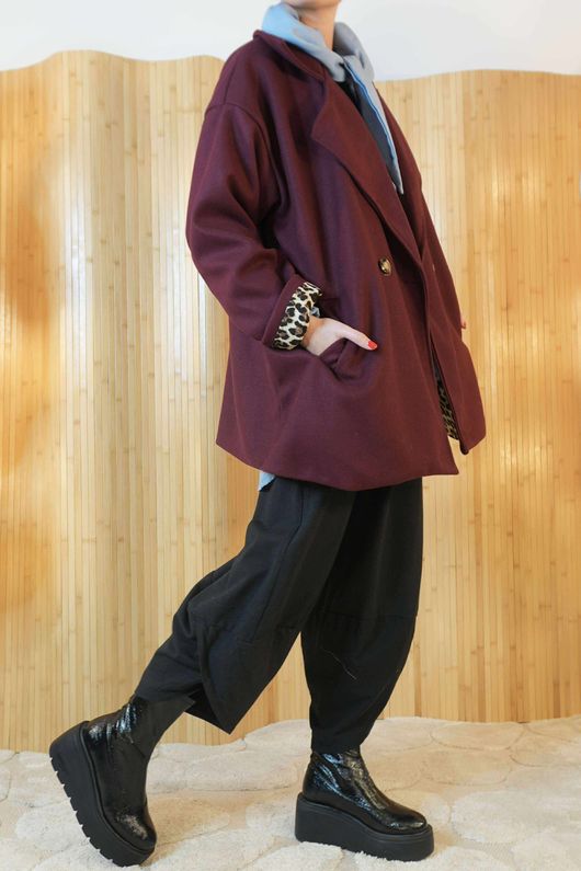 Vivienne Coat Damson